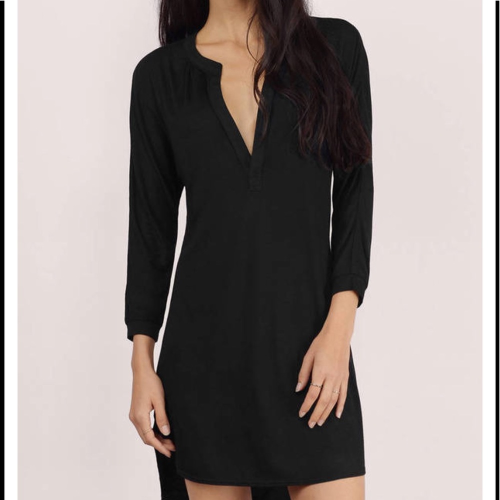Tobi Black Sunday Morning T-Shirt Dress